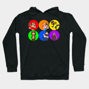 Gay Pride Spots Hoodie